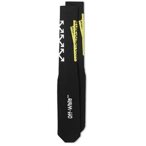 Off-White Black Industrial Arrow Socks – Streetwear Essential